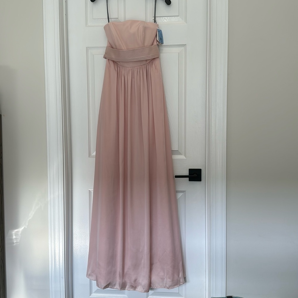 Vera wang white label bridesmaid dress